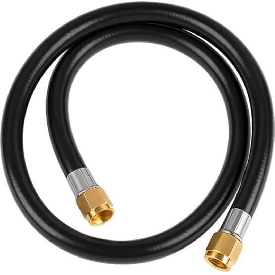 Wadoy RV Propane Hose Connector Assembly 3 Foot - 3/8" Female Flare X 3/8" Female Flare Quick Connect Hose 59913 (Total Length 3.28Ft)