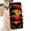 Per Xiaomi Redmi A7 Pro 2026 Custodia per Telefono Pittura Spiaggia del Tramonto alla Moda Per Redmi A7 Pro A7Pro Copertura in Silicone Morbido Paraurti