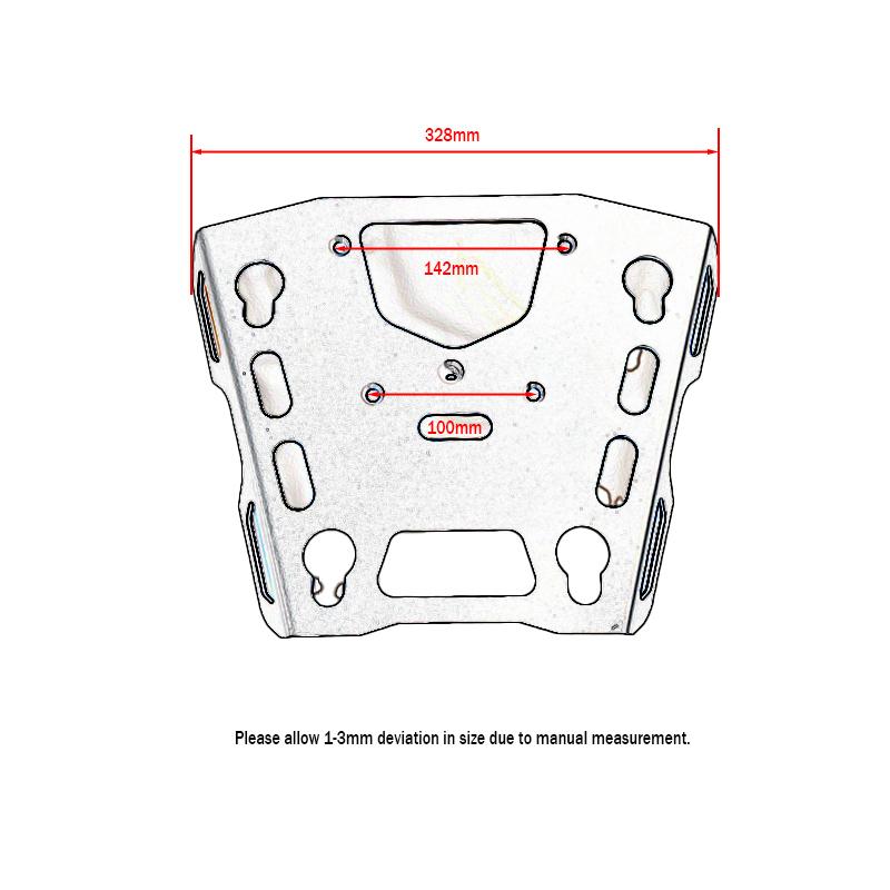 New 2024 Motorcycle Cargo Rack Storage Box Support For Himalayan 450 himalayan450 himalayan452 2025 Rear Luggage Carrier Rack
