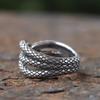 New Good Detail Men's Punk Rock FASHION Ring With 3D Snake Gothic Style 316L Stainless Steel Biker Anel Movie jewellery