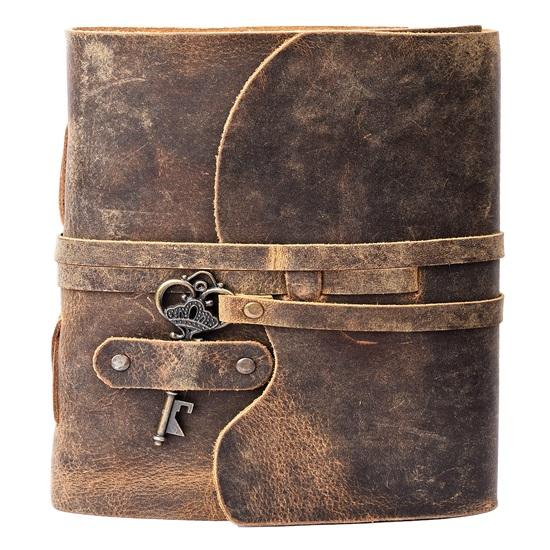 Genuine Leather Diary Handmade Leather Journal Premium Antique Key Closure 200 Handmade Deckle Edge Antique Pages