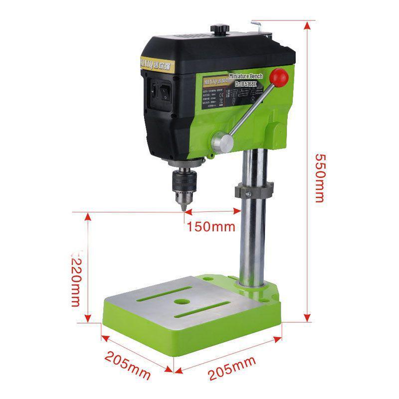 

13MM Mini High-Power Bench Drill (680W) for Drilling Prayer Beads & Stainless Steel - Model BG-5168E, Portable Design