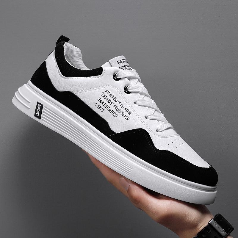 Pánské boty Módní ležérní tenisky Pánské nové nízké prodyšné ploché boty Venkovní protiskluzové boty odolné proti opotřebení Pánské běžecké boty