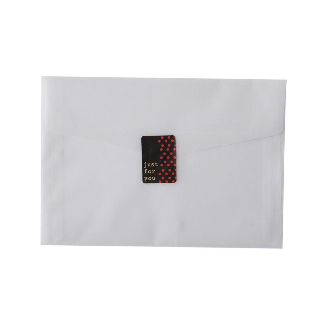 Transluzente 120 g/m² Pergament Hochzeitseinladungs-Umschläge - Größen 3/5/7