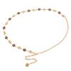 Metallic Waist Chain Waist Jewelry For Women Fashion Decorative Waist Accessory For Wedding Party and Daily Outfit
