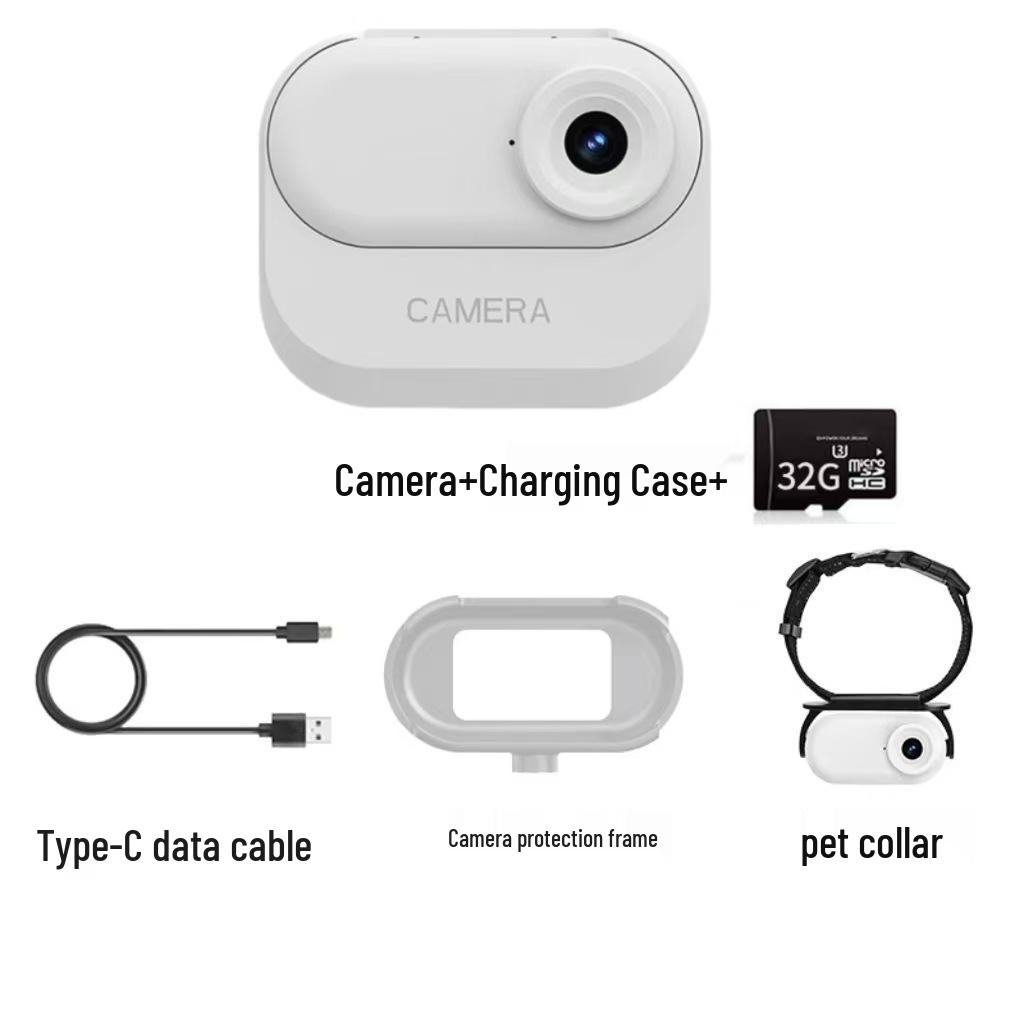 Portable Cross-Border Chest and Neck Action Camera for Vlogging, Student, and Pet Recording