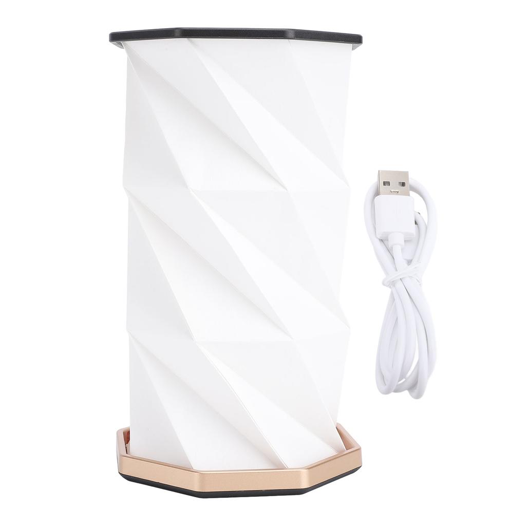 Bedside Table Lamp Dimmable Touch Lamp Battery Operated Night Light Rotating Foldable Paper Lantern