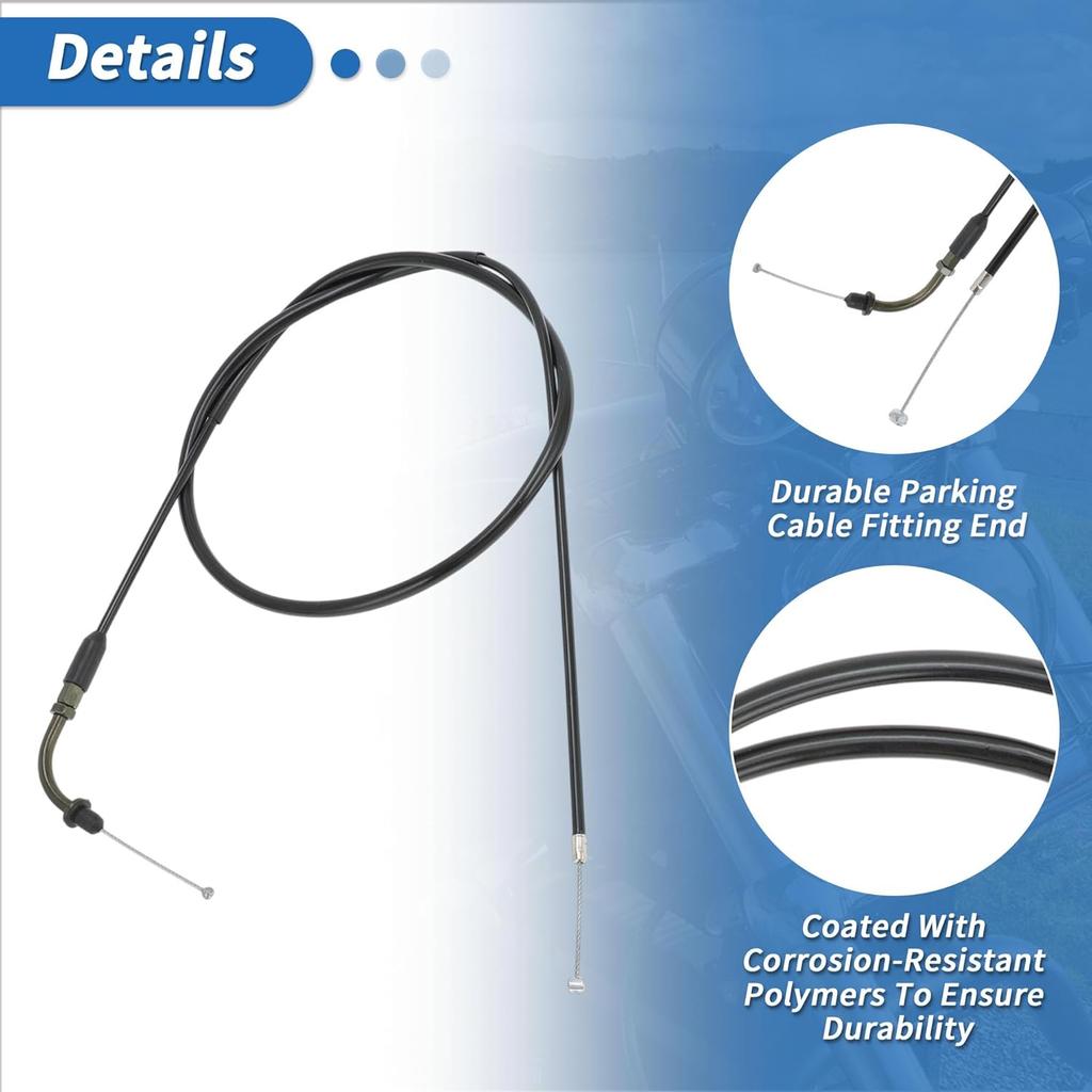 130cm Motorcycle Throttle Cable No.8831200 Throttle Control Cable for Harley Sportster XL883 XL1200 2002-2014
