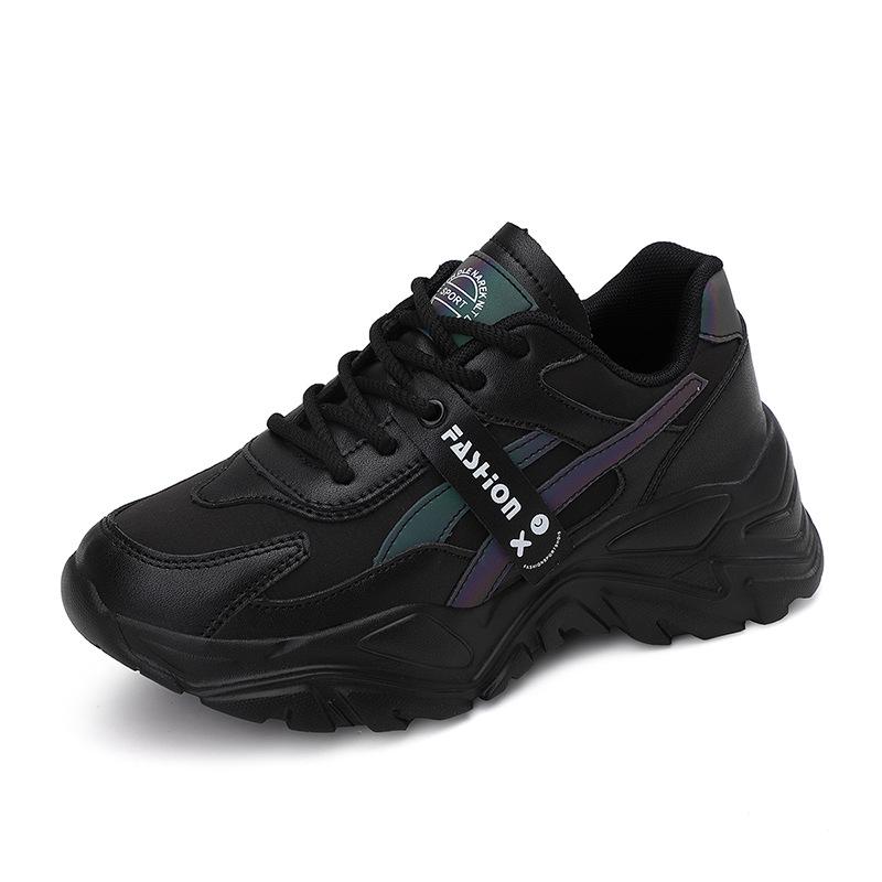 2025 Spring New Muffin Platform Dad Shoes Women's Casual Sports Women's Shoes Round Head Comfortable Running Shoes