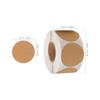 3pcs 3.34 Inch Round Kraft Self-Adhesive Sealing Stickers For Packaging Box Bag Jar Canning Food Retail Blank Label Rolls Sticky