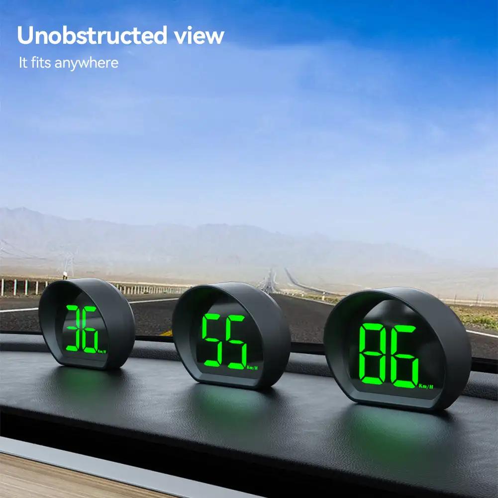 Universal Car HUD Head Up Display Speedometer GPS 3.6 Inch Big Font Digital Speed Meter with KMH MPH Auto Part Accessories
