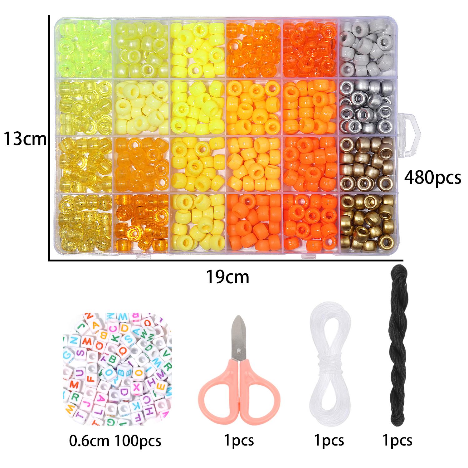 

1 компл., 480 шт./кор., 24 сетки, набор бусин пони для изготовления ювелирных изделий, набор из 6 стилей конфетных бусин, акриловые радужные бусины для изготовления браслета, ожерелья, цепочки, 19cmx13cm