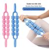 Double Row 10-Wheel Yoga Massage Stick for Muscle Relief and Leg Shaping