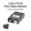1.25G 1*9 Fiber Optic Module 1000M Gigabit SC Single Mode Single Fiber 1310nm/1550nm Fiber Optic Transceiver 3KM/20KM