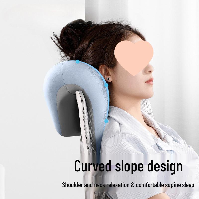 Ergonomischer Bürostuhl mit verstellbarer Kopfstütze und neigbarer Rückenlehne für komfortable Pausen am Arbeitsplatz