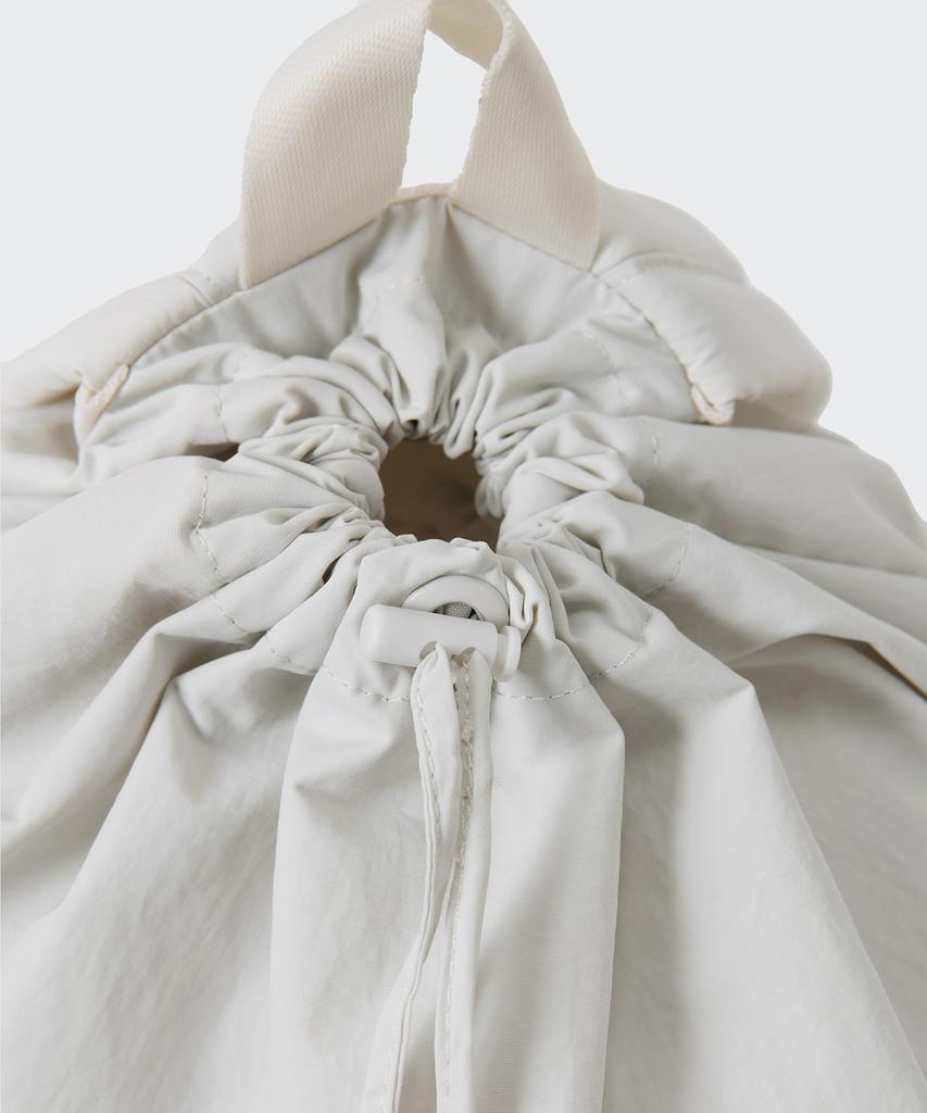 Musinsa Standard Crinkle Drawstring Easy Backpack [Dusty Cream]