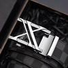 Direct Sales Belt Belt Men'S Automatic Buckle Cowhide Casual Men'S Green Leather Belt