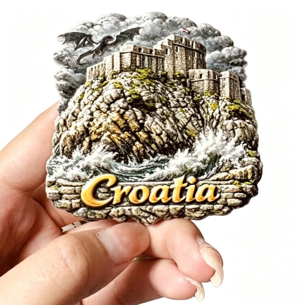 Europa Kroatien 3D Kühlschrankmagnete Aufkleber Tourismus Souvenir Kühlschrankmagnete Aufkleber Haus Küchen Dekor