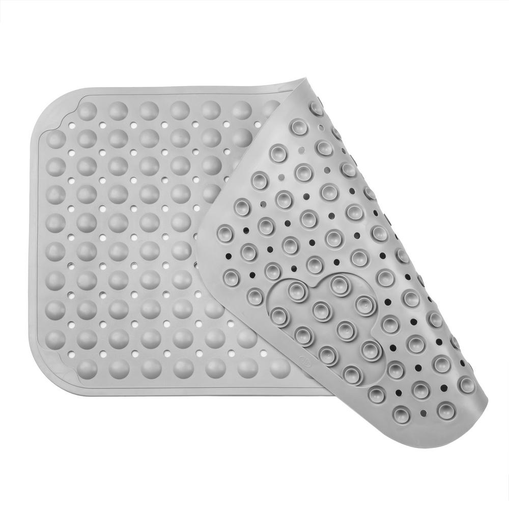 AWD INTERIOR 2019 anti-slip mat gray with massager 70.5 x 41 cm PVC