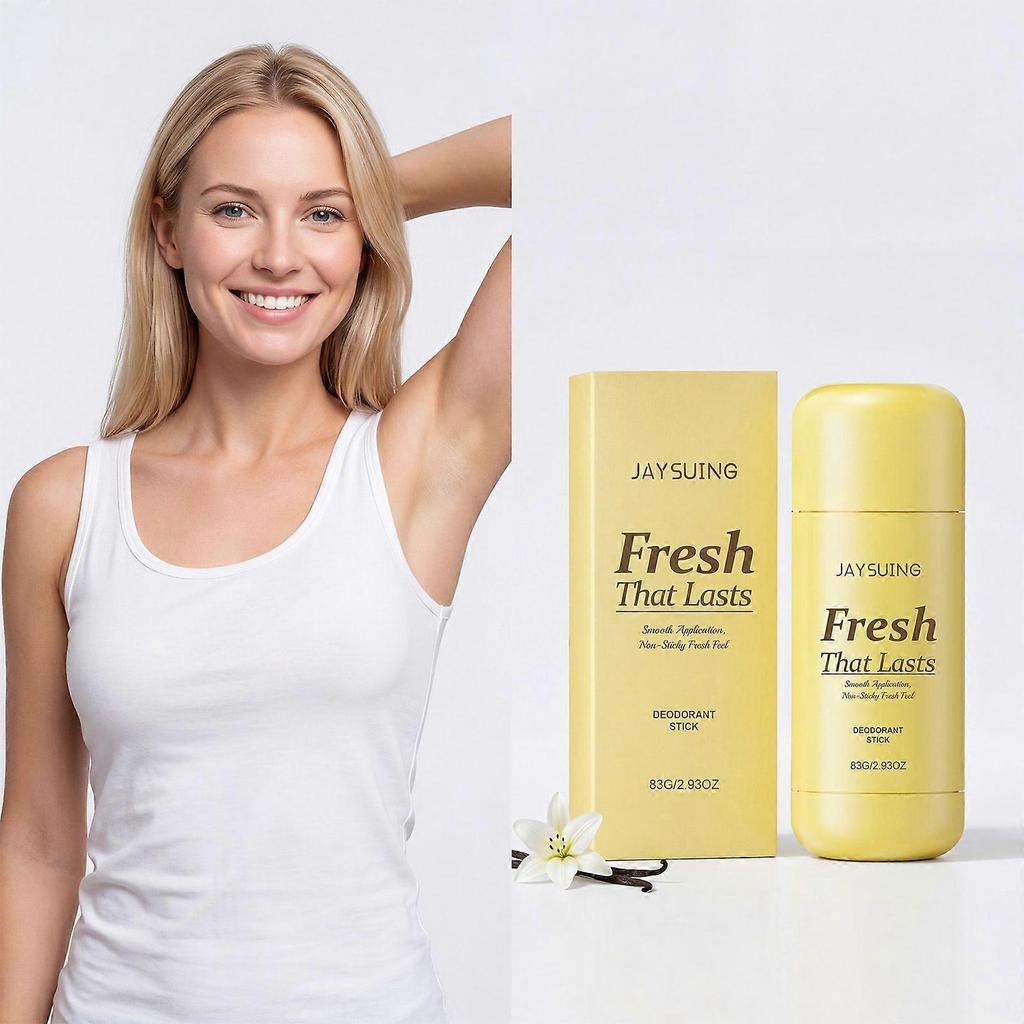Long-Lasting Fresh Deodorant Stick, Smooth Non-Sticky Antiperspirant, 83g
