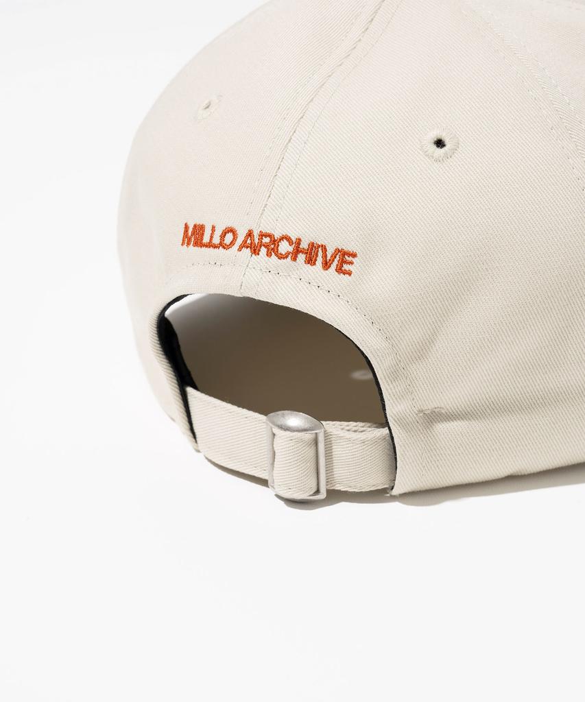 MILLO ARCHIVE Two-Tone Solar Camp Cap [Ecru]