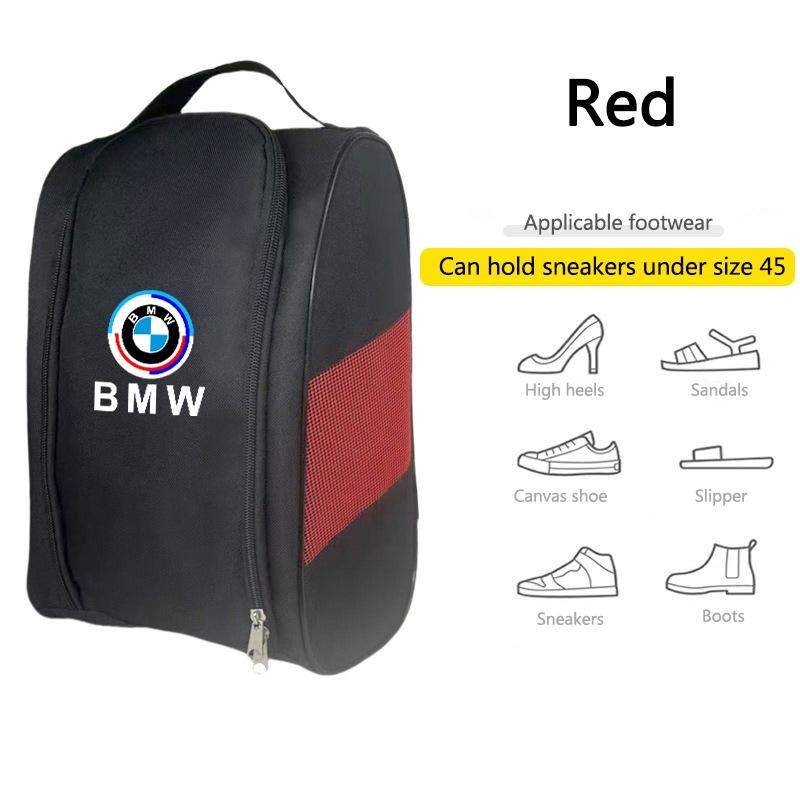 Car Badge Outdoor Sneaker Storage Bag Travel Shoes Storage Accessories For BMW 50th Anniversary 3 5 7 Series E83 F16 E70 Sticker