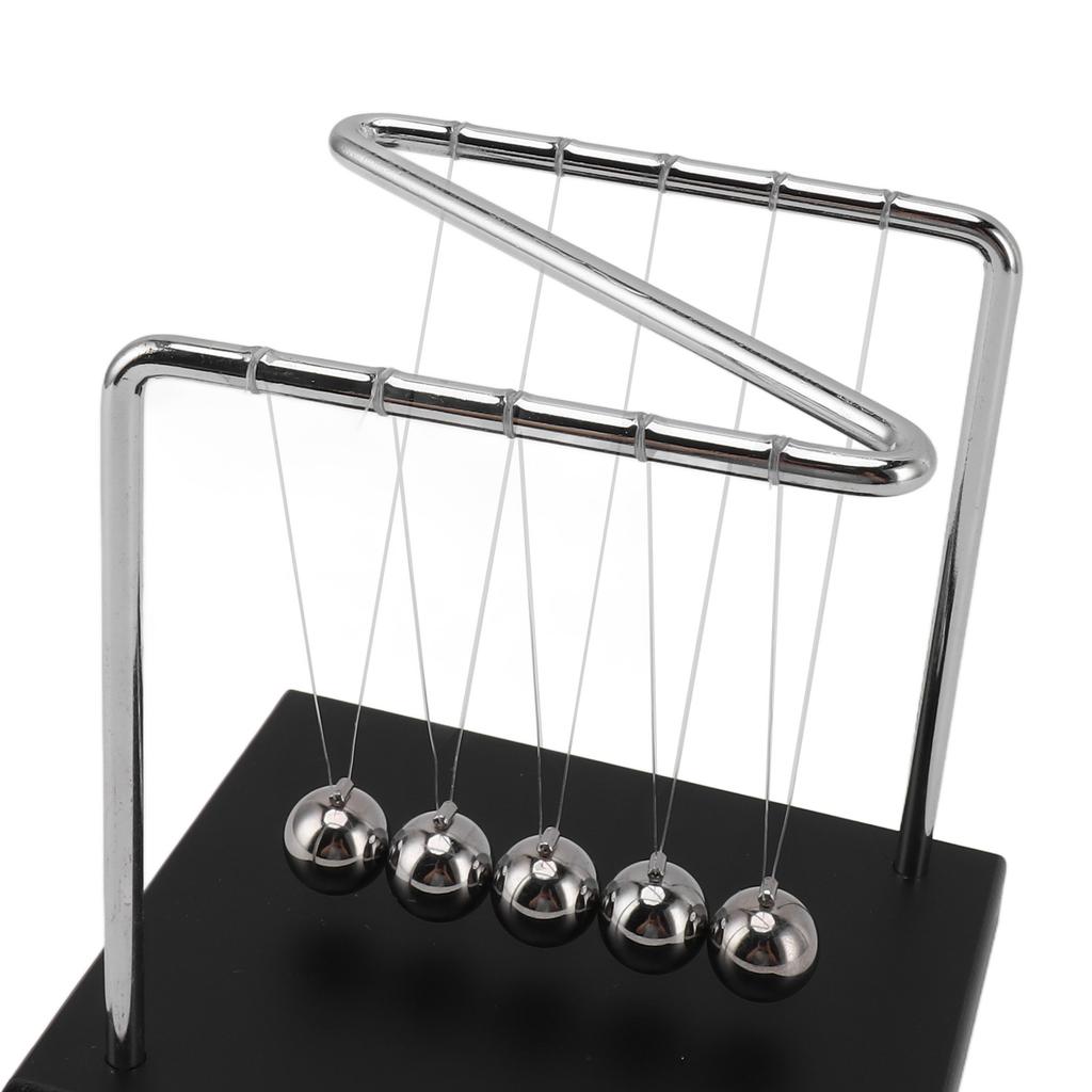 Balance Steel Swing Balls Z Shape N Shape Wooden Base Pendulum Ball for Home Decoration Fun Science Accessories