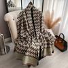 Imitation Cashmere Scarf Women'S Thickened Fringed Warm Shawl Scarf Scarf