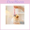 Cute Flower Headpiece Bow Capybara Plush Doll Pendant For Gift And Decor