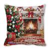 Santa Claus Sleeper Christmas Tree Dog Bunny Decorative Pillow Set Bedroom Sofa Dining Room Pillow Cover