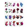 20/50pcs Waterproof Tattoo Stickers Sexy Simulation Collarbone Stickers Tattoo Butterfly Flower K9U6