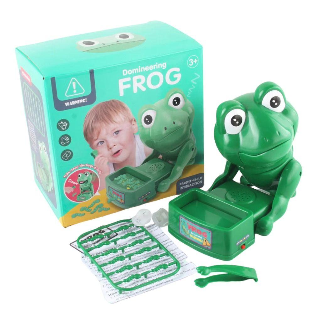 Multifunctional Stealing Insect Frog Biting Prank Toys Plastics Frog Board Games  Birthday Gift
