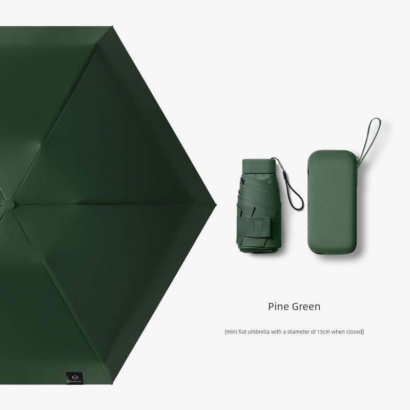 Capsule Sun Umbrella, Sun Protection, Uv Protection, Dual-Use for Sun and Rain, Mini 40% off Fold, Ultra-Light, Compact, Portable m