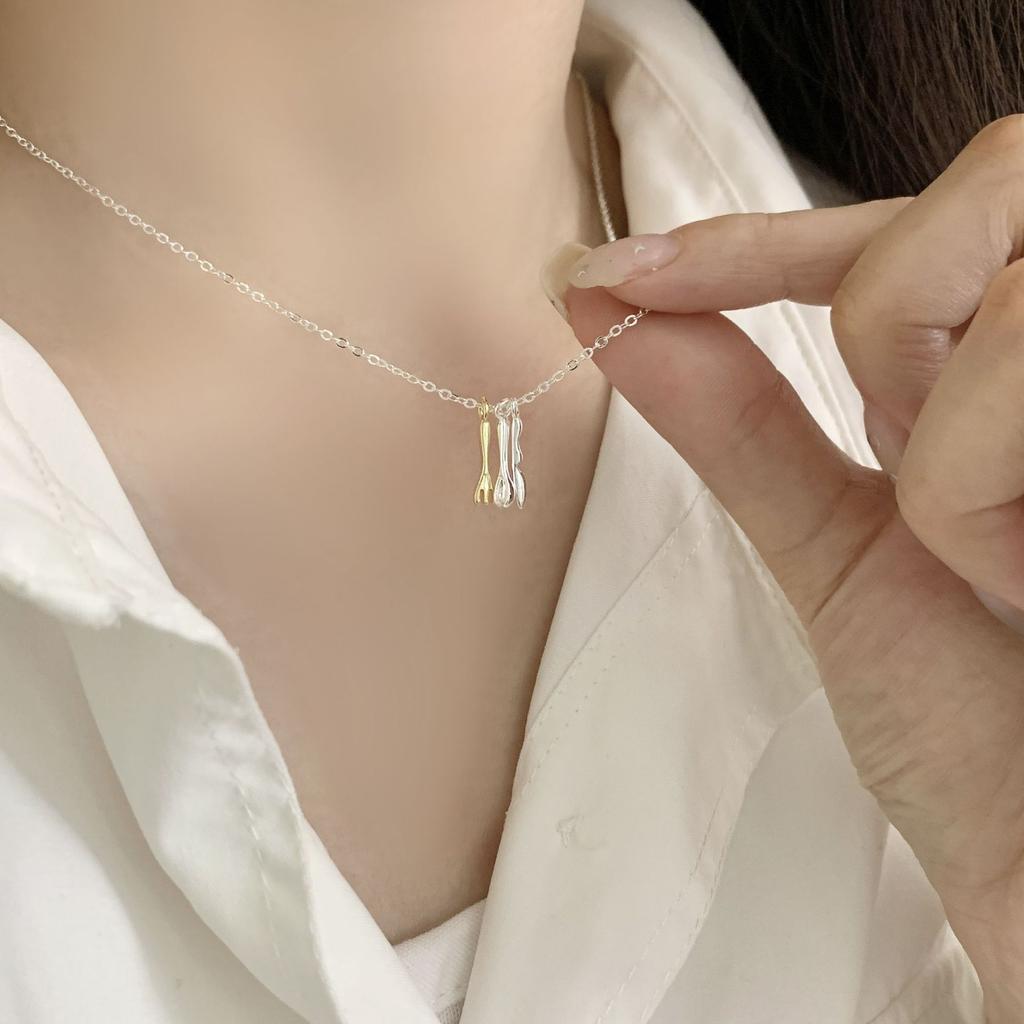 New Trendy Fashion 925 Silver Pearl Simple Elegant Thin Chain Pendant Necklace for Women Girl Jewelry Dropship Wholesale
