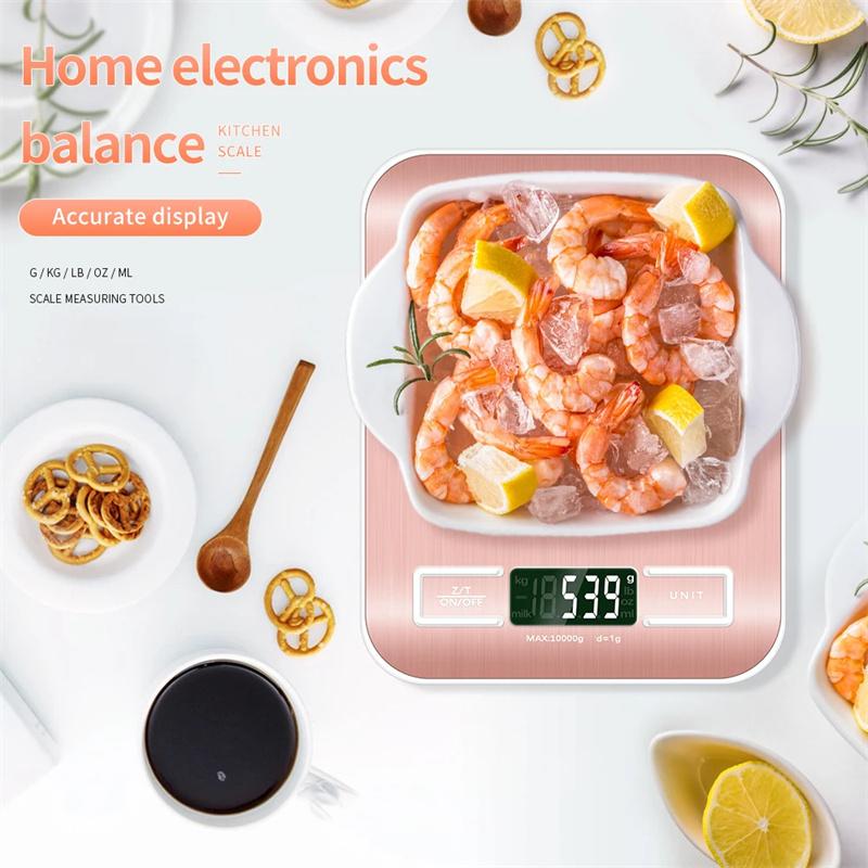 10000g/ 0.1g Electronic Scales Digital Kitchen Scale Coffee Balance Kitchens Accessories Bakeware Measuring Tools & Scales & Weight Precision