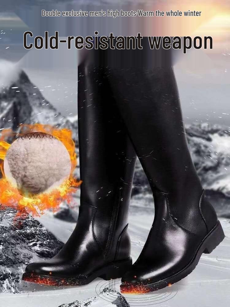 Men's and Women's High Tube Riding Boots for Knight Performances and Honor Guards