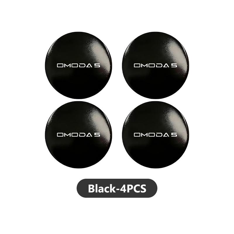4pcs 56mm Car Wheel Center Hub Cap Stickers Car Styling Accessories For Chery Omoda 5 C5 E5 C9 9 EV PHEV 2025