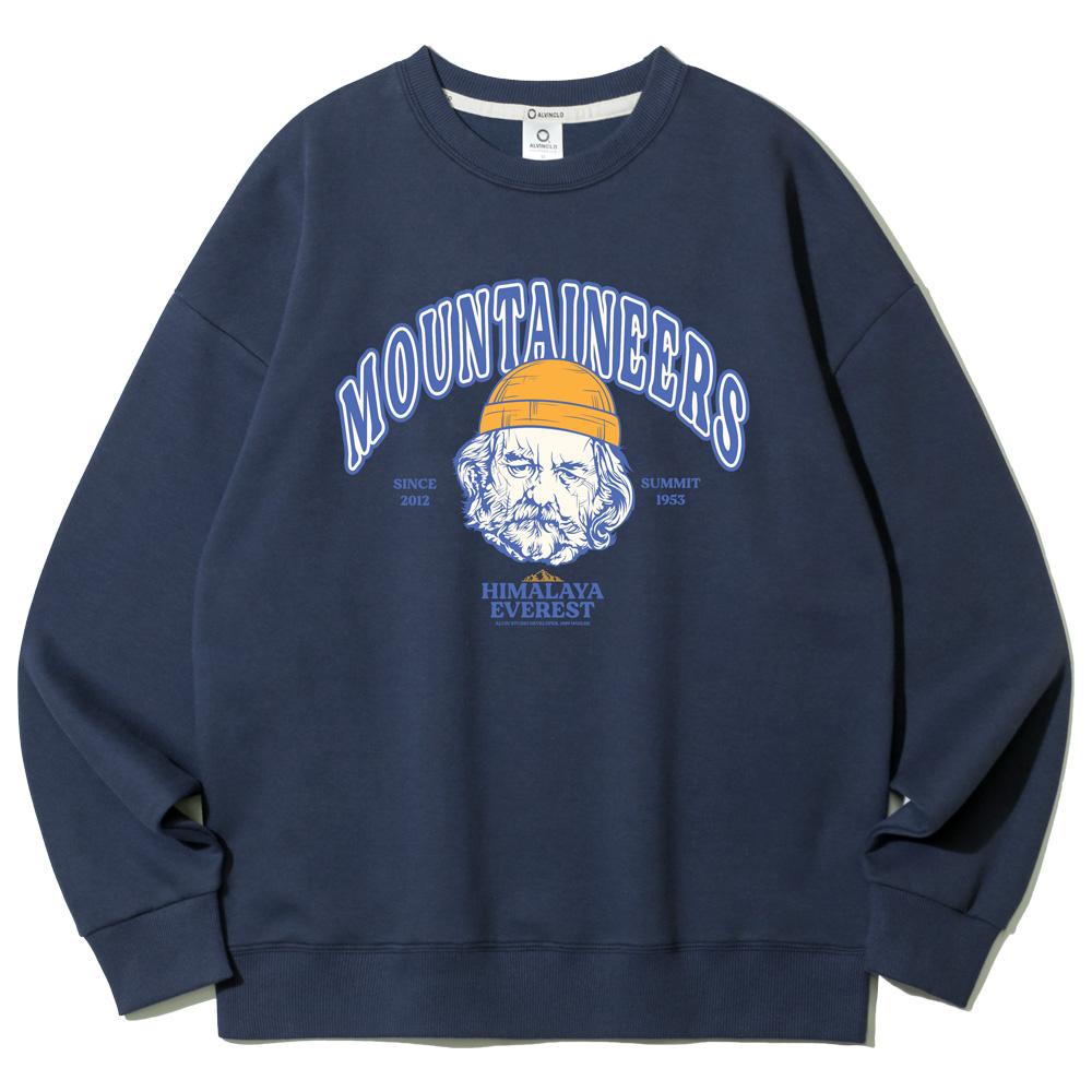 ALVINCLO Sketch Mountainals Oversized Sweatshirt Mar675 (5 Colors) (Type B)
