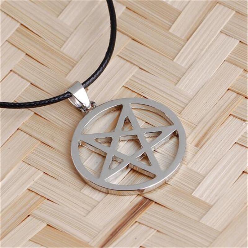 Přívěsek Pentagram Pentakl Náhrdelník pro Muže Ženy Šperky Doplňky