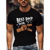 Casual Short Sleeve Tee Trendy Printed Crew Neck Streetwear T-Shirt Loose
