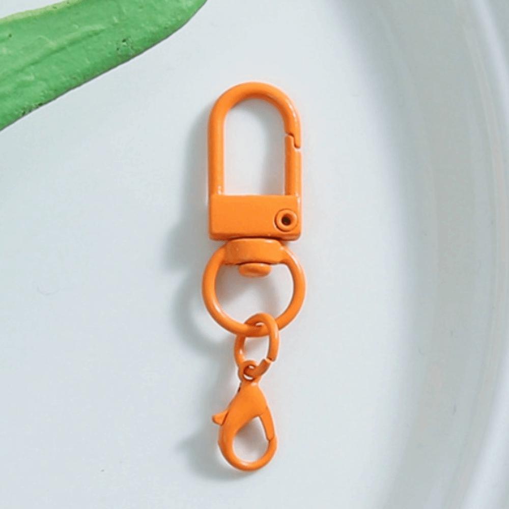 30Pcs Clasp Colorful Swivel Snap Hooks Mini Metal Key Chain Hooks Multi-purpose Trigger Buckle Clasps Purse Charms