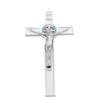Pendentif Croix Suspendue en Métal Jésus Crucifix Ornement Catholique Artisanat pour Maison Église Chambre Décoration de Voiture Méditation