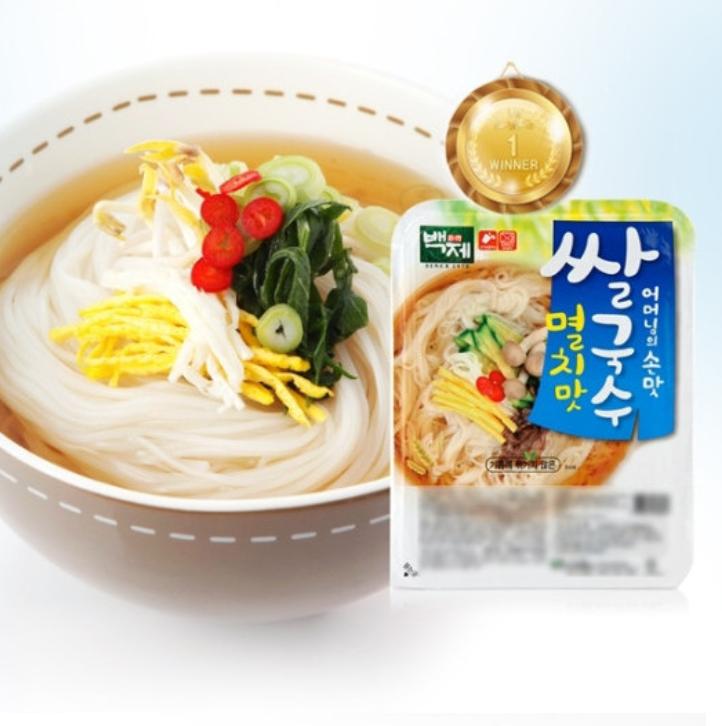 Korean Style Rice Noodle Soup 92g – Anchovy / Kimchi / Spicy Options