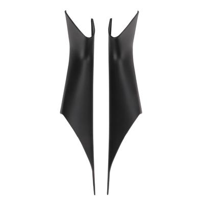 Pair Car Interior Inner Door Handle Cover Trim Left Right Side for 5 Series G30 2017 Upwards Matte Black