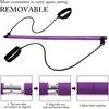 Pilates Sculpt Bar Kit, Pilates Gym Equipment, Pilates Bar Kit With Resistance Band Exercise Stick, Full Body Workout Exercise Pilates