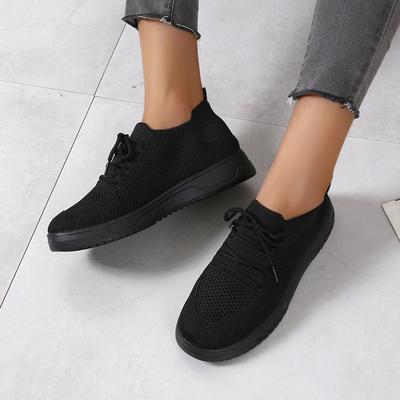 Trendige und minimalistische Einzelschuhe 2024 Neu Mesh Atmungsaktiv Koreanische Version Vielseitig und bequem Damen Vulkanisierte Schuhe