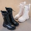 Girls' Boots Autumn/Winter British Style Children's Martin Boots Middle aged Princess Boots Girls' Tall Boots