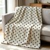Dot Charm  Blanket Soft Cozy Throw for Sofa Bed Festive Holiday Decor Gift for Kids and Adults, Lightweight and Warm