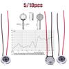 5/10Pcs 0-20kHz 8 Ohm 0.5/1W Round Speaker 10mm Mini Ultra-thin Loudspeaker Horn For Mobile Phone Computer DIY Repair
