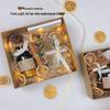 Vintage Aromatherapy Candle Gift Box for Girls - Perfect for Birthdays, Valentine's Day, Qixi Festival, and Bedroom Decoration